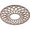 Ekena Millwork Cannes Wood Fretwork Pierced Ceiling Medallion, Walnut, 16"OD x 5 1/2"ID x 3/8"T CMWP16X16X0375CNWA - alternate 2